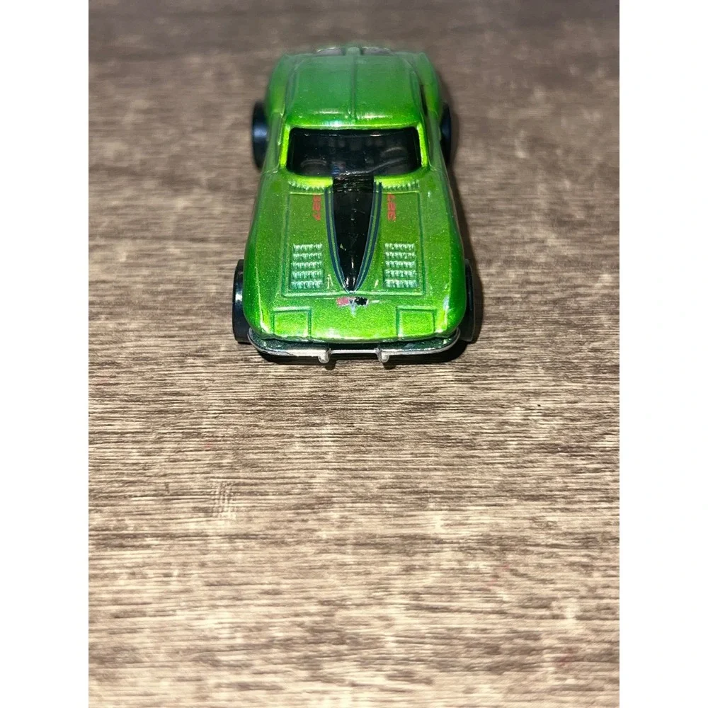 Hot Wheels‎ 1979 Corvette Stingray 327 Metallic Green w Black Stripes Loose EUC